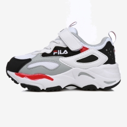 Fila Ray Tracer Kd - Poikien Ahdonghwa Kengät - Mustat/Punainen | FI-49858